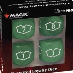 Dice>Magic the Gathering Deluxe 22mm Loyalty Dice Set (4) - Forest - Your Source for Gaming Essentials