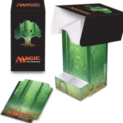 Cards>Magic the Gathering Mana Series 5 Forest Full View Deck Box with Tray - Your Source for Gaming Essentials