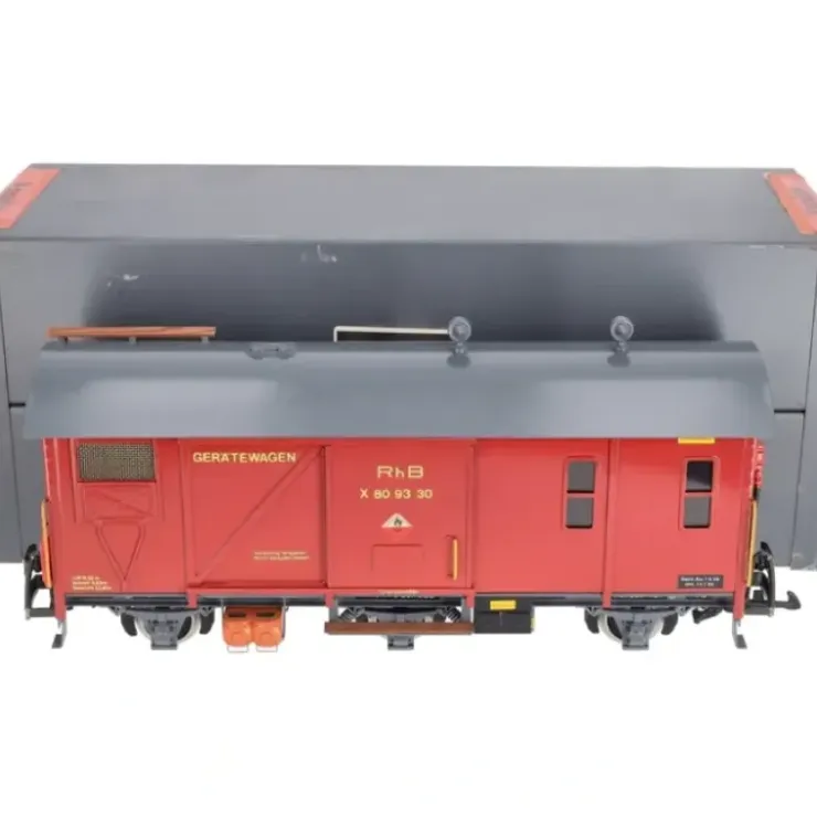 Magnus G Scale Rh.B. Geratewagen Metal Boxcar #X809330 - Metal Wheels EX/Box - Your Source for Gaming Essentials