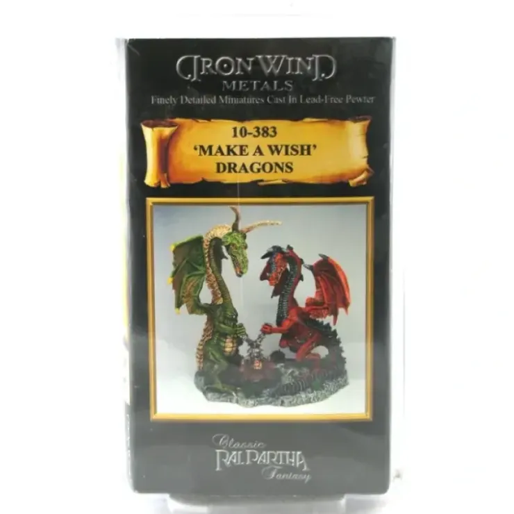 Tabletop Miniatures>Make A Wish' Dragon #10-383 Classic Ral Partha Fantasy RPG Metal Figure - Your Source for Gaming Essentials