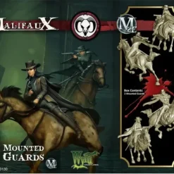 Tabletop Miniatures>Malifaux Guild Mounted Guards (2) #20130 Unpainted Plastic Miniature Figures - Your Source for Gaming Essentials