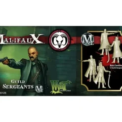 Malifaux Guild Sergeant (2) #20125 Unpainted Plastic Miniature Figures - Your Source for Gaming Essentials* Tabletop Miniatures