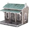 Tabletop Miniatures>Malifaux Scenery Train Halt Building (Color Edition) #MF007 Unpainted Miniature - Your Source for Gaming Essentials