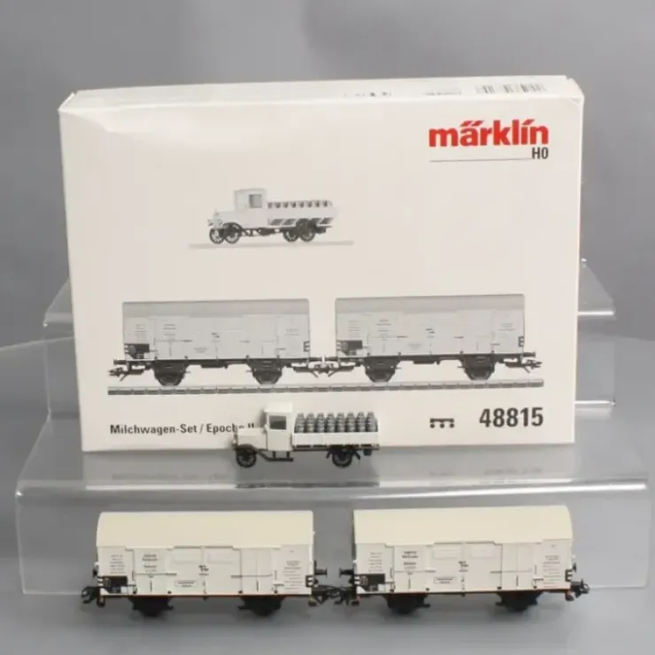 Marklin 48815 DRG HO Milk Car Set with Truck (Set of 2) - Your Source for Gaming Essentials