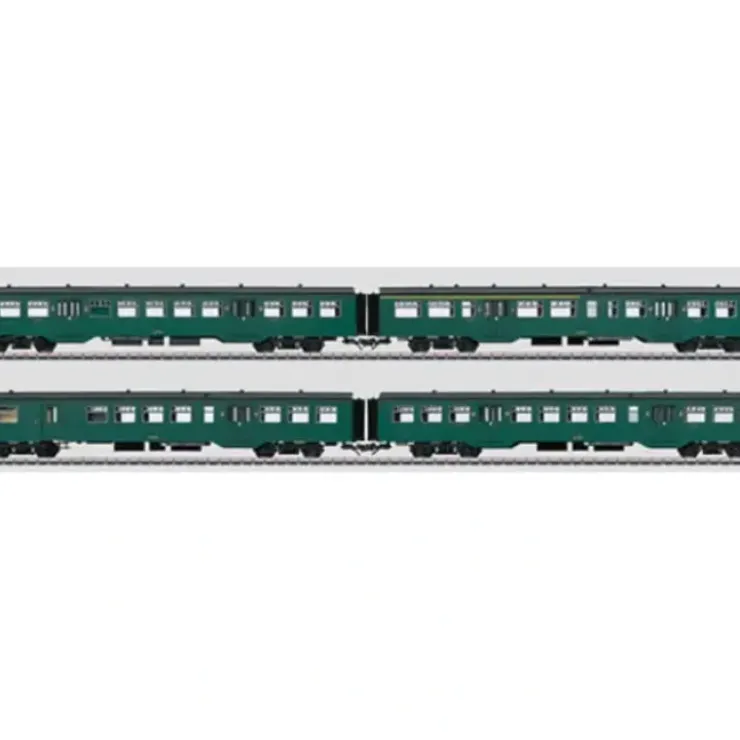 Marklin 43544 HO Belgian State Railways SNCB/NMBS Type M2 4-Car Commuter Set - Your Source for Gaming Essentials