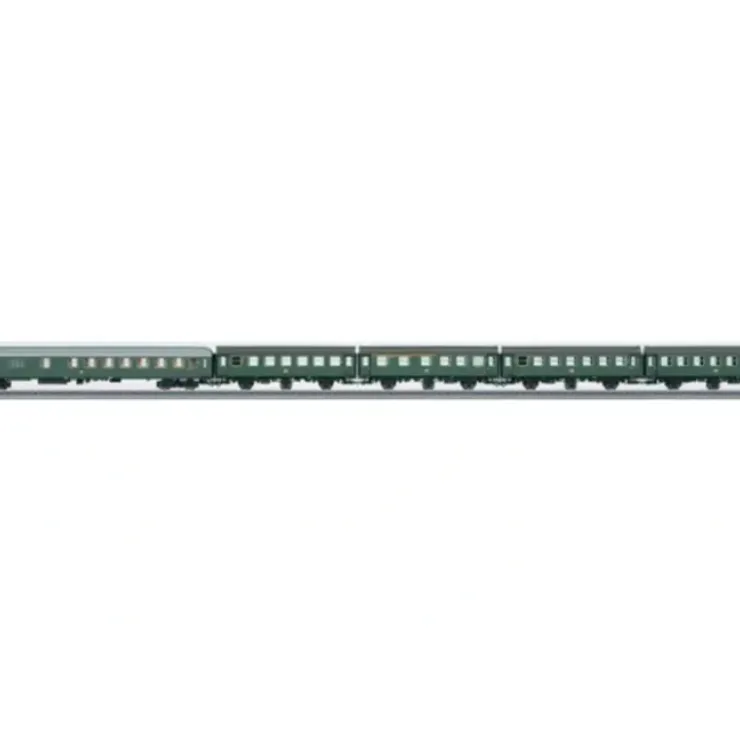 Marklin 43194 HO German Federal Railroad DB Rebuilt & Half-Baggage Passenger Set - Your Source for Gaming Essentials
