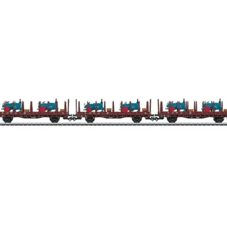 Marklin 46400 HO German Federal Railroad DB Rr 20 2-Axle Stake Car 3-Pack - Your Source for Gaming Essentials