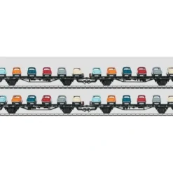 Marklin 45098 HO German Federal Railroad DB Sm 24 Flatcar 4-Pack - Your Source for Gaming Essentials
