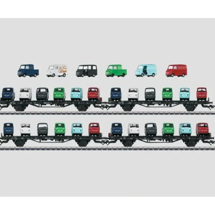Marklin 45099 HO German Federal Railroad DB Goggo Auto Tran Set EX - Your Source for Gaming Essentials