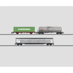 Marklin 46099 HO Norwegian State Railways NSB Era V Freight Car Set - 3-Rail - Your Source for Gaming Essentials