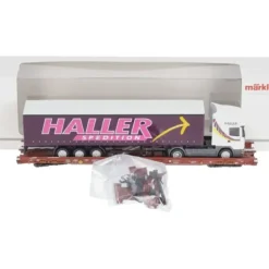 Marklin 47419 HO Railion Deutschland AG Type Saadkms 690 Rolling Road Flatcar - Your Source for Gaming Essentials