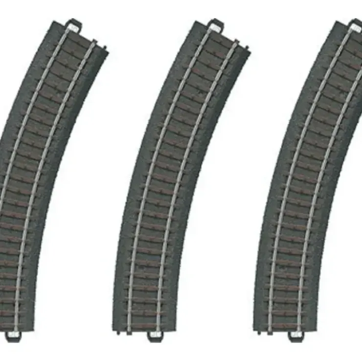 Marklin 20130 HO 3-Rail R1 C Track (Pack of 3) Curved Sections 4-3/16" 36cm - Your Source for Gaming Essentials