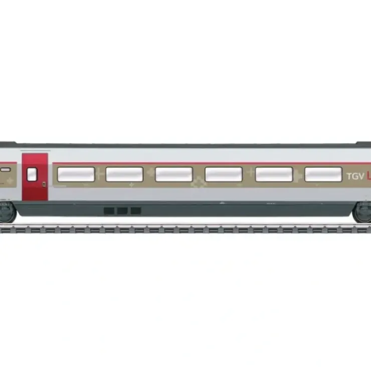 Marklin 43422 HO TGV Lyria R2/R3 Intermediate Passenger Car Add-On Set #1 - Your Source for Gaming Essentials