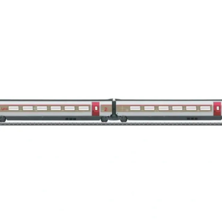 Marklin 43432 HO TGV Lyria R6/R7 Intermediate Passenger Car Add-On Set #2 - Your Source for Gaming Essentials