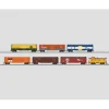 Marklin 47760 HO Tinplate 6-Boxcar, 1-Caboose Set - 3-Rail - Ready to Run - Your Source for Gaming Essentials