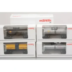 Marklin 48640 HO Tinplate Tank Car 4-Pack - 3-Rail - Ready to Run - Your Source for Gaming Essentials