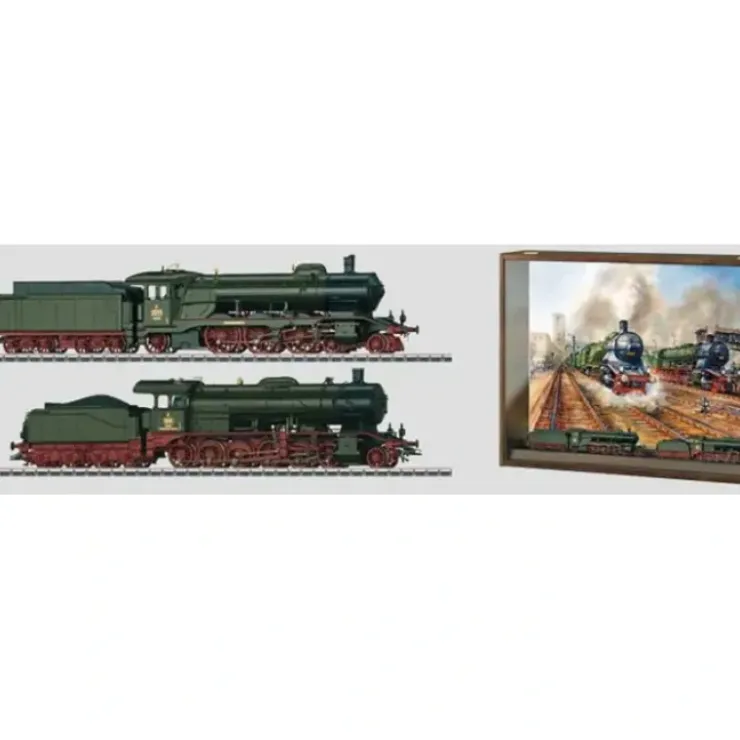 Marklin 31021 Stuttgart Station 4-6-2 & K 2-12-0 Class C Steam Set w/Sound & DCC - Your Source for Gaming Essentials