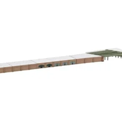 Marklin 89793 Z Hamburg Dammtor Station Approach Arcades & Bridges Cardstock Kit - Your Source for Gaming Essentials