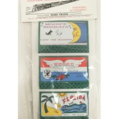 Marx MX-100 Tin Lithographed Adverstising Billboard Signs (3) - Your Source for Gaming Essentials
