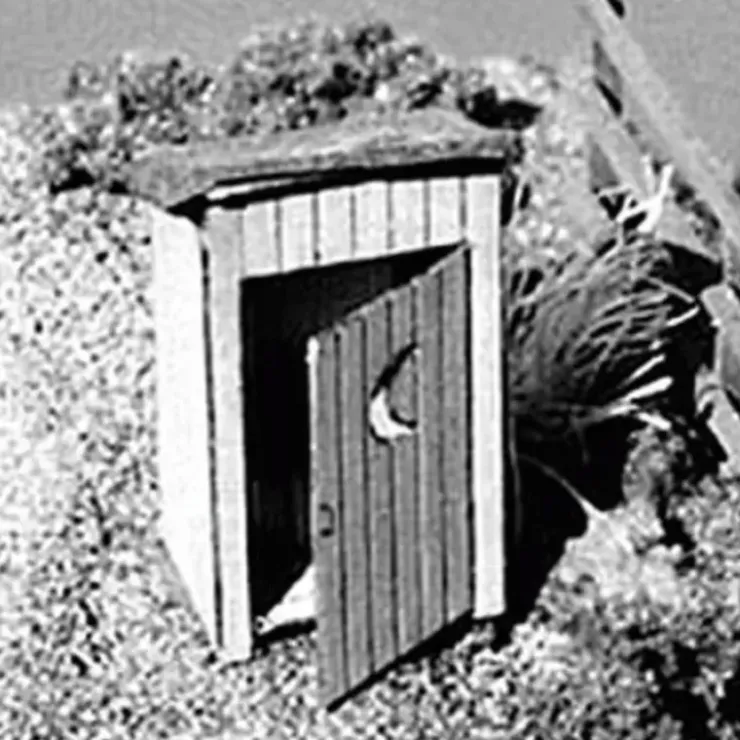 Master Creations 23004 HO Standard Type w/Flat Roof One Holer Outhouse Kit - Your Source for Gaming Essentials