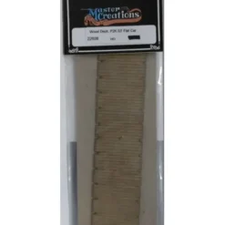 Master Creations 22608 HO Wood Deck 53' Flat Car Laser Cut Kit - Your Source for Gaming Essentials