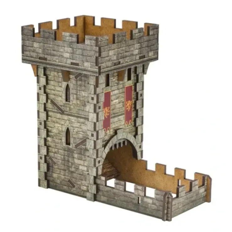 Dice>Medieval Color Dice Tower - Your Source for Gaming Essentials