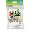 Cards>Medium Size 57x89mm Clear Board Game Sleeves (100) - Your Source for Gaming Essentials