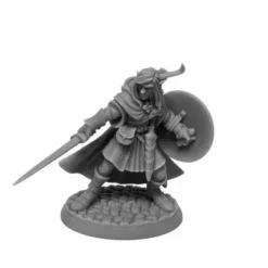 Tabletop Miniatures>Mellonir Windrunner, Elf Warrior #07026 Bones USA Unpainted Plastic Miniature - Your Source for Gaming Essentials