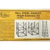 Micro Engineering 75-546 HO and HOn3 Height Extension Tall Steel Viaduct Kit - Your Source for Gaming Essentials