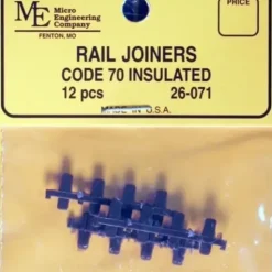 Micro Engineering 26-071 HO Code 70 Plastic Insulated Rail Joiners (Pack of 12) - Your Source for Gaming Essentials