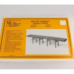 Micro Engineering 75-512 HO 150' Double Track City Viaduct Kit - Your Source for Gaming Essentials
