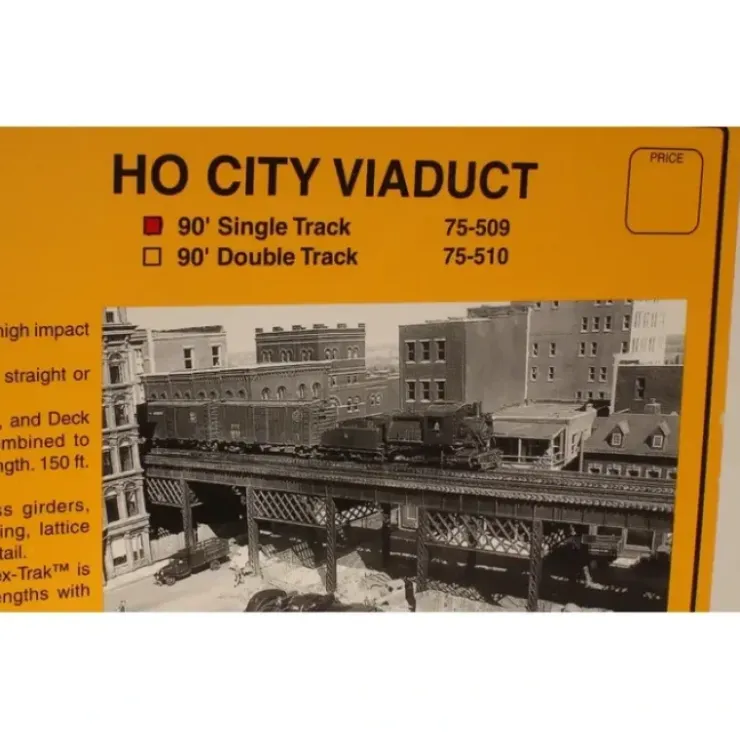 Micro Engineering 75-509 HO 90' Single Track City Viaduct Kit - Your Source for Gaming Essentials