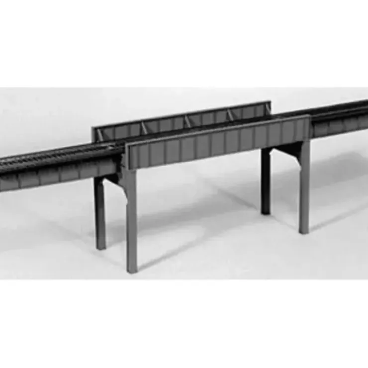 Micro Engineering 75-530 HO 110' 3-Span Deck & Thru Girder Combination Bridge - Your Source for Gaming Essentials