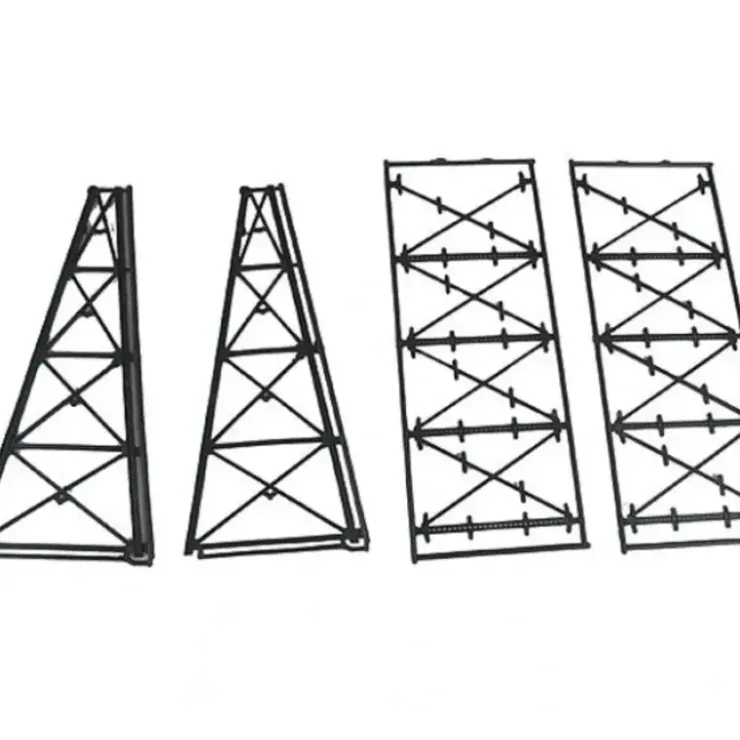Micro Engineering 75-176 N Tall Steel Viaduct Tower Kit Tower or Two Bents. - Your Source for Gaming Essentials