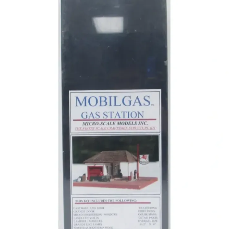 Micro-Scale Models MS-102 Mobilgas Gas Station Kit - Your Source for Gaming Essentials