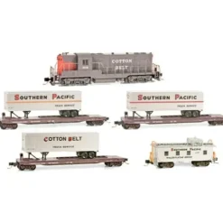 Micro-Trains 99301190 Cotton Belt/SP Piggyback N Gauge Train-Only Set - Your Source for Gaming Essentials* Trains