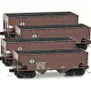 Micro-Trains 99300094 N ATSF 33' 2-Bay Side Hopper w/Load Runner Pack (Set of 4) - Your Source for Gaming Essentials* Trains