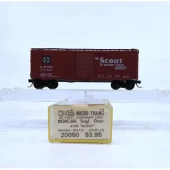Micro-Trains 02000050 N ATSF 40' Standard Single Door Boxcar #144430 NIB - Your Source for Gaming Essentials