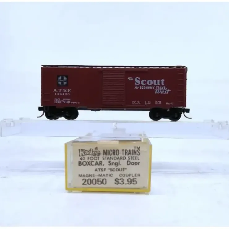 Micro-Trains 02000050 N ATSF 40' Standard Single Door Boxcar #144430 NIB - Your Source for Gaming Essentials