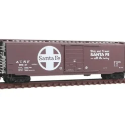 Micro-Trains 03100420 N ATSF 50' Standard Youngstown Door Boxcar #9010 - Your Source for Gaming Essentials