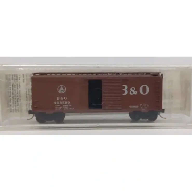Micro-Trains 02000312 N Baltimore & Ohio 40' Single Door Boxcar #468599 NIB - Your Source for Gaming Essentials