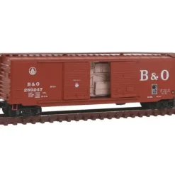 Micro-Trains 03400380 N B&O 50' Standard Double Door Boxcar w/Load #289247 - Your Source for Gaming Essentials