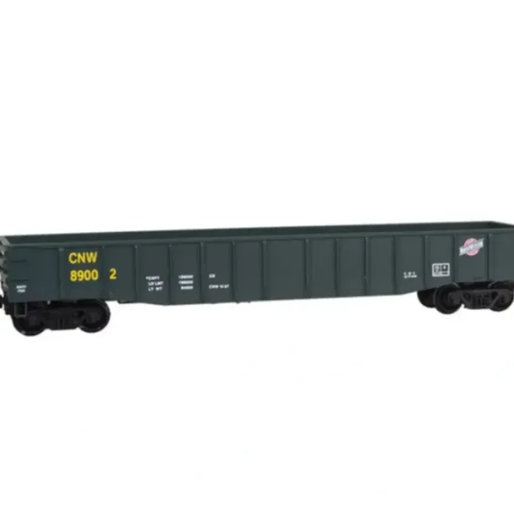 Micro-Trains 10500546 N C&NW 50' 14 Panel Steel Fishbelly Side Gondola #89002 - Your Source for Gaming Essentials