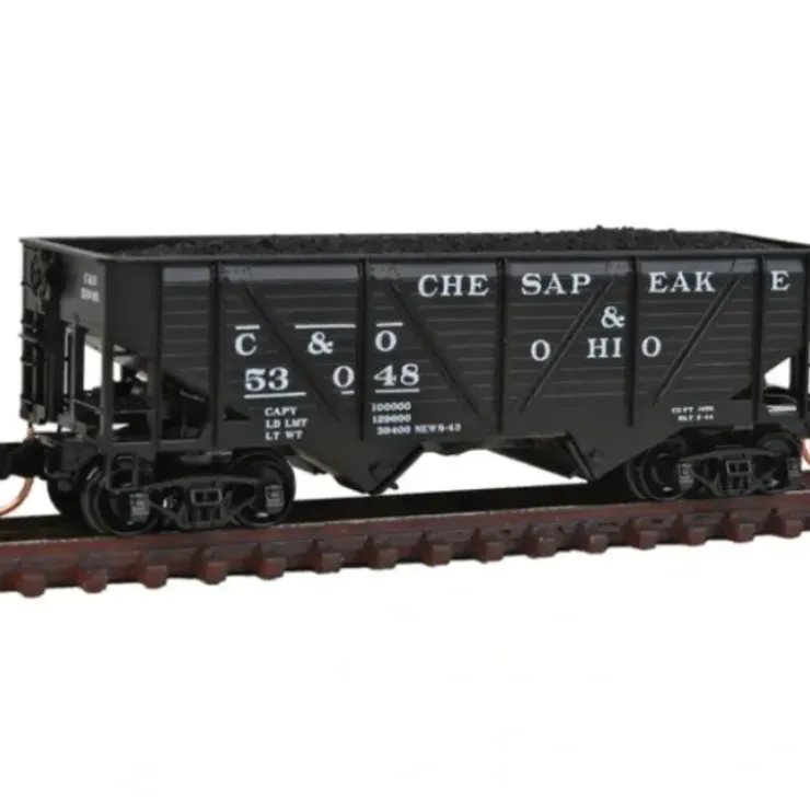 Micro-Trains 05700070 N C&O 33' Twin Bay Composite Side Hopper #53048 - Your Source for Gaming Essentials