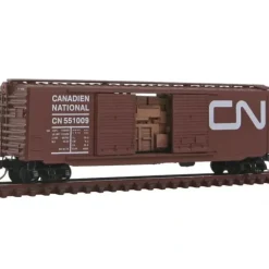 Micro-Trains 03400370 N Canadian National 50' Double Door Boxcar w/Load #551009 - Your Source for Gaming Essentials