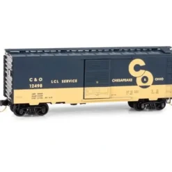 Micro-Trains 02000916 N Chesapeake & Ohio 40' Standard Single Door Boxcar #12498 - Your Source for Gaming Essentials