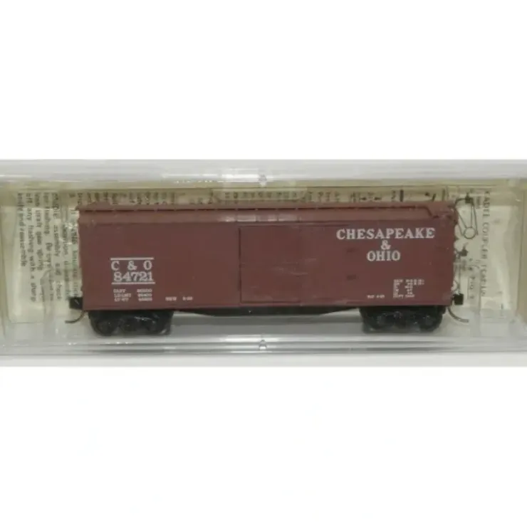 Micro-Trains 04200120 N Chesapeake & Ohio 40' Double Sheathed Wood Boxcar #84721 NIB - Your Source for Gaming Essentials