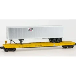 Micro-Trains 06400020 N CNW 57' 6" Converted TOFC Flatcar w/Trailer #780518 - Your Source for Gaming Essentials