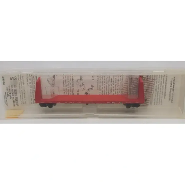 Micro-Trains 05400070 N CP Rail 61' 8" Bulkhead Flatcar #317017 LN/Box - Your Source for Gaming Essentials