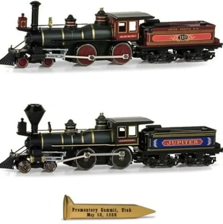 Micro-Trains 99305250 N CP/UP Golden Spike 4-4-0 Steam Locomotive (Set of 2) - Your Source for Gaming Essentials* Trains